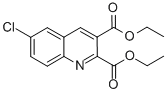 6-Chloroquinoline-2,3-dicarboxylic acid diethyl ester Structure,92525-74-1Structure