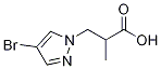 3-(4-Bromo-1H-pyrazol-1-yl)-2-methylpropanoic acid Structure,925607-95-0Structure