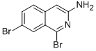 1,7-Dibromo-3-isoquinolinamine Structure,925672-86-2Structure