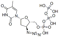 3-Azido-3-deoxythymidine-5-triphosphate Structure,92586-35-1Structure