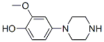 2-Methoxy-4-(piperazin-1-yl)phenol Structure,925889-93-6Structure