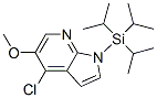 1H-Pyrrolo[2,3-b]pyridine, 4-chloro-5-methoxy-1-[tris(1-methylethyl)silyl]- Structure,926004-73-1Structure