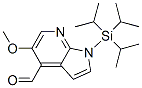 1H-Pyrrolo[2,3-b]pyridine-4-carboxaldehyde, 5-methoxy-1-[tris(1-methylethyl)silyl]- Structure,926004-76-4Structure