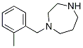 Hexahydro-1-[(2-methylphenyl)methyl]-1h-1,4-diazepine Structure,926198-09-6Structure