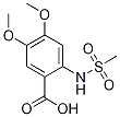 4,5-Dimethoxy-2-[(methylsulfonyl)amino]benzoic acid Structure,926239-35-2Structure