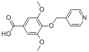 Benzoic acid, 3,5-dimethoxy-4-(4-pyridinylmethoxy)- Structure,926256-57-7Structure