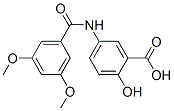 Benzoic acid, 5-[(3,5-dimethoxybenzoyl)amino]-2-hydroxy- Structure,926264-77-9Structure