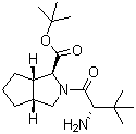 (1S,3aR,6aS)-2-[(2S)-2-氨基-3,3-二甲基-1-氧代丁基]八氫環(huán)戊烷并[c]吡咯-1-羧酸叔丁酯結(jié)構(gòu)式_926276-16-6結(jié)構(gòu)式