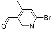 6-Bromo-4-methylnicotinaldehyde Structure,926294-07-7Structure