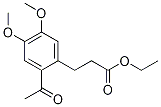 Ethyl 3-(2-acetyl-4,5-dimethoxyphenyl)propanoate Structure,92656-04-7Structure