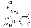 3-Methyl-1-(3-methylphenyl)-1H-pyrazol-5-amine hydrochloride Structure,92721-83-0Structure