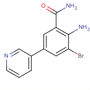 2-Amino-3-bromo-5-(3-pyridinyl)benzamide Structure,928657-09-4Structure