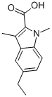 5-Ethyl-1,3-dimethyl-1H-indole-2-carboxylic acid Structure,928707-70-4Structure