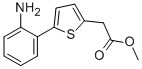 [5-(2-Amino-phenyl)-thiophen-2-yl]-acetic acid methyl ester Structure,928846-98-4Structure