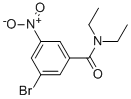 N,n-diethyl-3-bromo-5-nitrobenzamide Structure,929000-34-0Structure