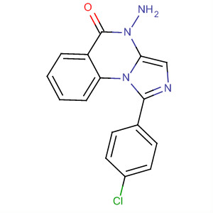 4-Amino-1-(4-chlorophenyl)-imidazo[1,5-a]quinazolin-5(4h)-one Structure,929041-31-6Structure