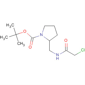 (S)-2-[(2-氯-乙酰基氨基)-甲基]-吡咯烷-1-羧酸叔丁酯結(jié)構(gòu)式_929047-18-7結(jié)構(gòu)式