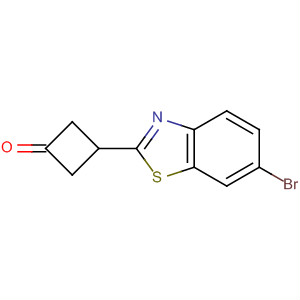 3-(6-Bromobenzothiazol-2-yl)cyclobutanone Structure,929607-47-6Structure