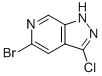 5-Bromo-3-chloro-1h-pyrazolo[3,4-c]pyridine Structure,929617-31-2Structure