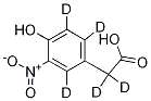 4-Hydroxy-3-nitrophenylacetic acid-d5 Structure,929709-59-1Structure