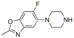 6-Fluoro-2-methyl-5-(1-piperazinyl)-benzoxazole Structure,929885-16-5Structure