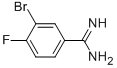 3-Bromo-4-fluoro-benzamidine Structure,929960-29-2Structure