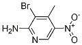 2-Amino-3-bromo-5-nitro-4-picoline Structure,929976-32-9Structure