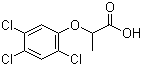 2-(2,4,5-Trichlorophenoxy)propionic acid Structure,93-72-1Structure