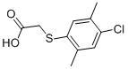 [(4-Chloro-2,5-dimethylphenyl)thio]aceticacid Structure,93-77-6Structure