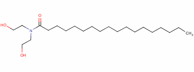 Octadecanamide, n,n-bis(2-hydroxyethyl)- Structure,93-82-3Structure