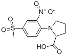 1-[4-(Methylsulfonyl)-2-nitrophenyl]pyrrolidine-2-carboxylic acid Structure,93001-20-8Structure