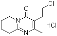 3-(2-Chloroethyl)-2-methyl-6,7,8,9-tetrahydro-4H-pyrido[1,2-a]pyrimidin-4-one hydrochloride Structure,93076-03-0Structure