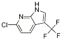 1H-pyrrolo[2,3-b]pyridine, 6-chloro-3-(trifluoromethyl)- Structure,932406-36-5Structure