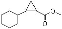 2-Cyclohexylcyclopropanecarboxylic acid methyl ester Structure,93257-18-2Structure