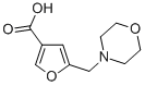 5-(4-Morpholinylmethyl)-3-furoic acid Structure,932854-92-7Structure