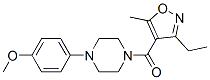 Methanone, (3-ethyl-5-methyl-4-isoxazolyl)[4-(4-methoxyphenyl)-1-piperazinyl]- Structure,932876-24-9Structure