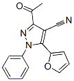 1H-pyrazole-4-carbonitrile, 3-acetyl-5-(2-furanyl)-1-phenyl- Structure,933065-51-1Structure