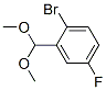 2-Bromo-5-fluorobenzaldehyde dimethyl acetal Structure,933585-18-3Structure