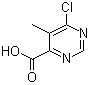 6-Chloro-5-methyl-4-pyrimidinecarboxylic acid Structure,933702-12-6Structure