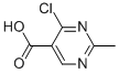 4-Chloro-2-methylpyrimidine-5-carboxylic acid Structure,933702-81-9Structure