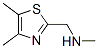 2-Thiazolemethanamine, n,4,5-trimethyl- Structure,933751-02-1Structure