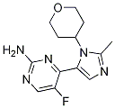 5-氟-4-[2-甲基-1-(四氫-2H-吡喃-4-基)-1H-咪唑-5-基]-2-嘧啶胺結(jié)構(gòu)式_933784-97-5結(jié)構(gòu)式