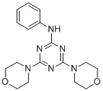 2-Anilino-4,6-di(4-morpholinyl)-1,3,5-triazine Structure,93438-27-8Structure