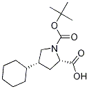 (2S,4R)-Boc-4-環(huán)己基-吡咯烷-2-羧酸結構式_934470-83-4結構式