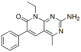 Pyrido[2,3-d]pyrimidin-7(8h)-one, 2-amino-8-ethyl-4-methyl-6-phenyl- Structure,934494-73-2Structure