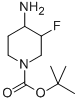 4-Amino-3-fluoro-piperidine-1-carboxylic acid tert-butyl ester Structure,934536-10-4Structure