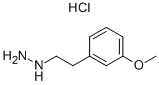 1-(3-Methoxyphenethyl)hydrazine hydrochloride Structure,93457-54-6Structure