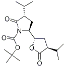 (3S,5s)-3-isopropyl-5-((2s,4s)-4-isopropyl-5-oxotetrahydro-furan-2-yl)-2-oxopyrrolidine-1-carboxylic acid tert-butyl ester Structure,934841-17-5Structure