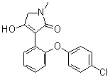 3-(2-(4-Chlorophenoxy)phenyl)-1-methylpyrrolidine-2,4-dione Structure,934996-78-8Structure