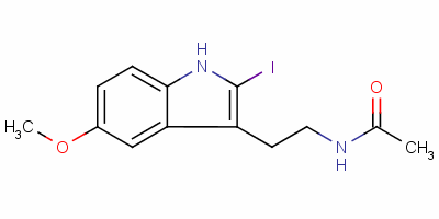 2-碘褪黑激素結(jié)構(gòu)式_93515-00-5結(jié)構(gòu)式